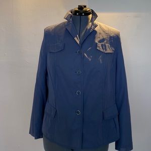 AKRIS punto cotton blazer US16 F48 D46